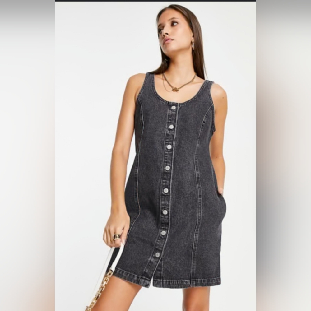 Levi's Tuli Denim Mini Dress Size Large New